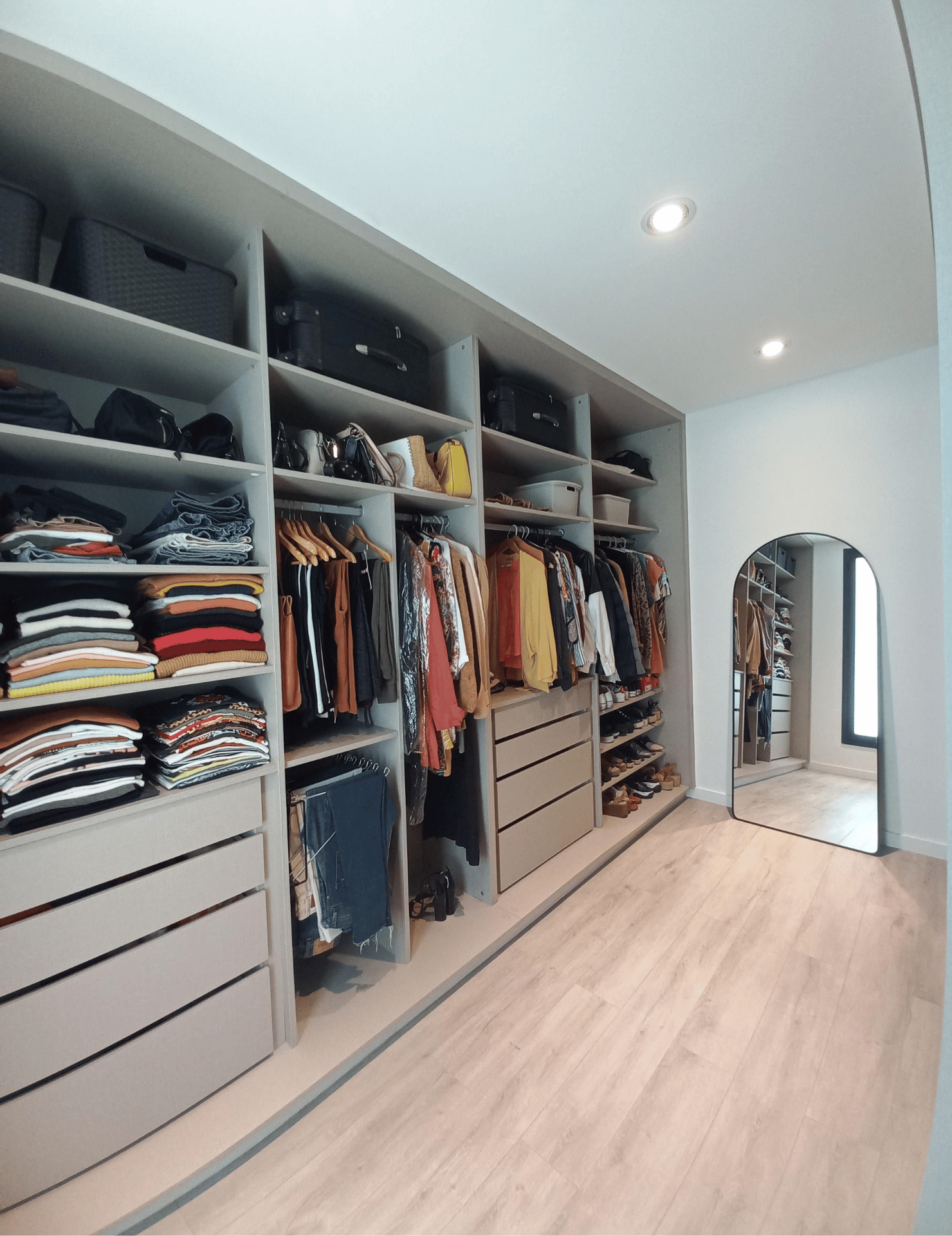 Vestidor moderno de melamina - Imagen 12